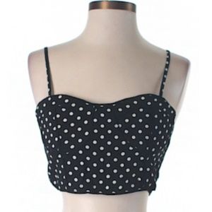 Millau Polka Dot Bustier Bralette Top